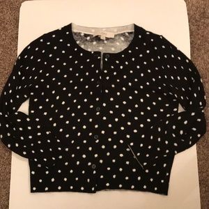 Loft polka dot cardigan